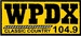 Classic Country 104.9 - WPDX Logo