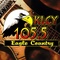 105.5 Eagle Country - KLCY Logo