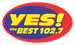 102.7 Yes The Best - DXHT Logo