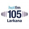 Hot Fm 105 Larkana Logo