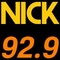 Nick 92.9 - WCWV Logo