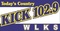 Kick 102.9 the Big One - WLKS-FM Logo