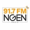 91.7 NGEN Radio - KXNG Logo