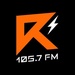 IMER - Reactor 105.7 FM - XHOF Logo