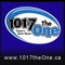 101.7 The ONE - CKNX-FM Logo