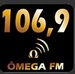 106,9 Ômega FM Logo