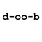 d oo b Radio Logo