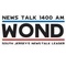 News Talk 1400 AM - WOND Logo