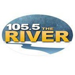 105.5 The River - KRBI-FM Logo