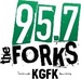 95.7 The Forks - KGFK Logo