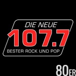 DIE NEUE 107.7 - 80er Logo