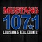 Mustang 107.1 - KOGM Logo