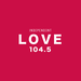 Love 104.5 Logo