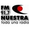 FM Nuestra 91.7 Logo