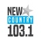 New Country 103.1 - CJKC-FM Logo