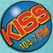 104.7 Kiss FM - KTRS-FM Logo