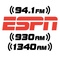 ESPN 94.1 - WRVC Logo