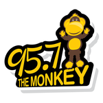 95.7 The Monkey - K239CP Logo