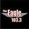 103.3 The Eagle - KJSR Logo