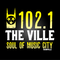 The Ville 102.1 - WPRT-HD2 Logo