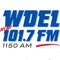 WDEL 101.7 FM 1150 AM - WDEL Logo