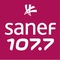 Radio Sanef 107.7 FM - Est Logo