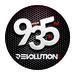 Revolution Radio 93.5 - WBGF Logo