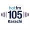 Hot FM 105 Karachi Logo