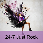 24/7 Niche Radio - 24-7 Just Rock Logo