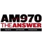 AM 970 The Answer - WNYM Logo