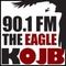 90.1 FM The Eagle - KOJB Logo