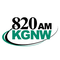 KGNW 820 AM The Word - KGNW Logo