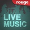 Rouge FM - Live Music Logo