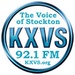 KXVS 92.1 FM The Voice of Stockton Logo