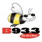 B 93.3 - WLDB Logo