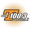 T-100 - WCLT-FM Logo