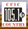 Country 105.1 FM - CFIC-FM Logo