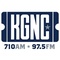 News Talk Sports 710AM & 97.5FM - KGNC Logo