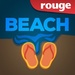 Rouge FM - Beach Logo