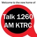 Talk 1260 - KTRC Logo