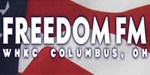 91.5 Freedom FM - WHKC Logo