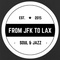 From JFK to LAX Logo