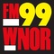 FM99 WNOR - WNOR Logo