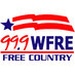 99.9 Free Country - WFRE Logo