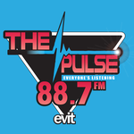 88.7 FM The Pulse - KPNG Logo