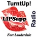 LIPSapp.com TurntUp!FLL Radio Logo