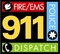 Mesa / Apache Junction, AZ Police, Fire, EMS Logo