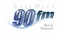 90 FM Blumenau Logo