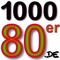 1000 Webradios - 1000 80er Logo