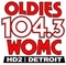 Oldies 104.3 HD-2 - WOMC-HD2 Logo